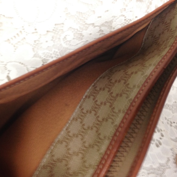 Celine, Cream Macadam 2-way Clutch, Crossbody HBag - Picture 7 of 9